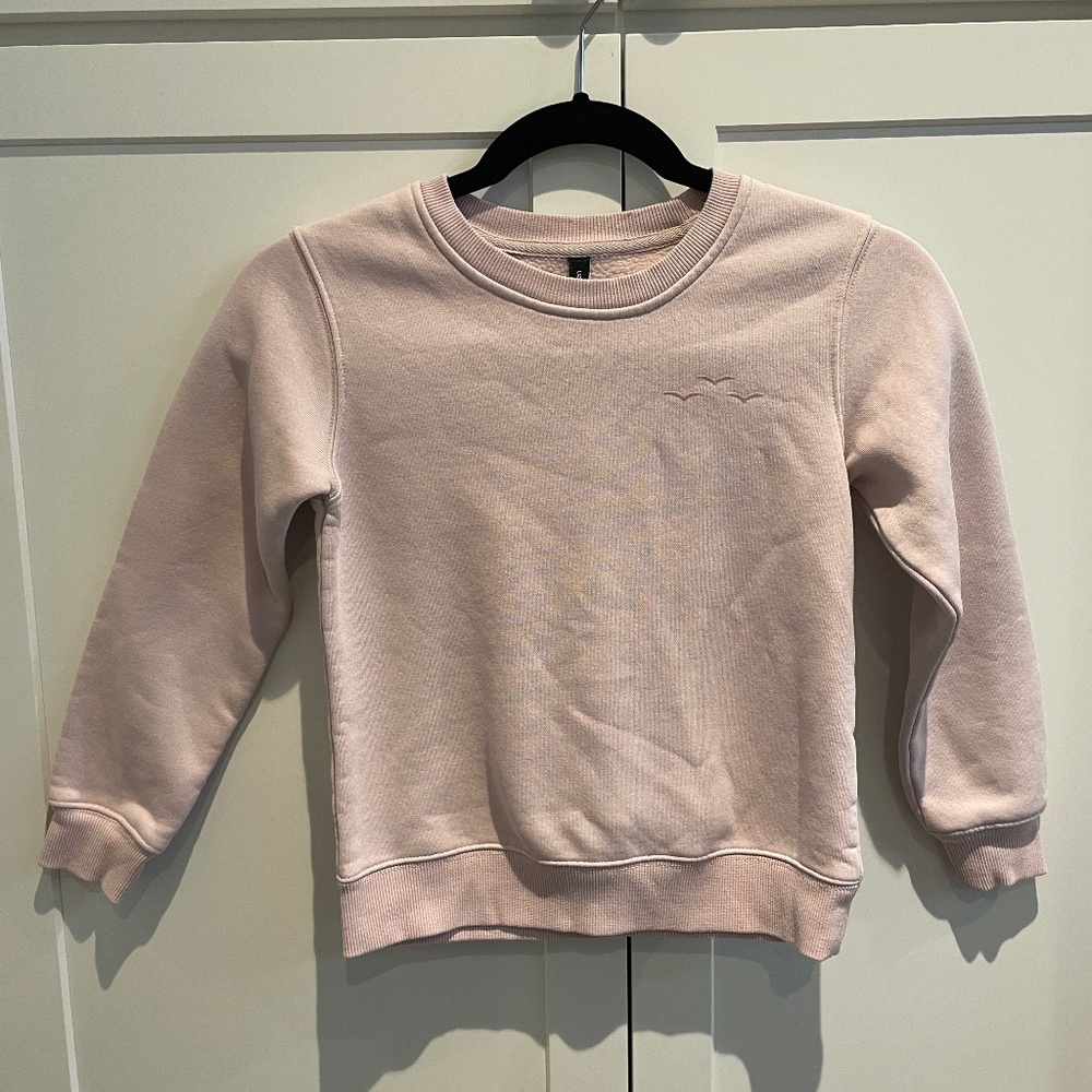 LazyPants pale pink sweatshirt girls size 8